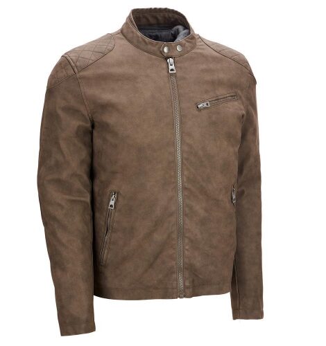 Men Biker Leather Jacket