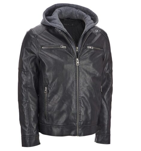 Men Biker Leather Jacket